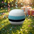thumbnail image 3 of 1PC Upgraded Handmade Knitted Hacky Ball, Colorful Crochet Footbag Sacks, Juggling Kick Balls for Adults, Portable Handwoven Toss Hacky Balls, 3 of 6
