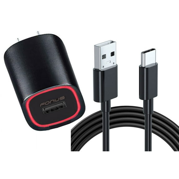 Home Charger for Boost Mobile Celero 5G/Plus (2024) - Fast 18W USB Cable 6ft TYpe-C Power Adapter for Celero 5G/Plus (2024) Models