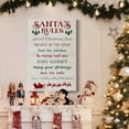 thumbnail image 6 of Santa's Rules- Gallery Wrapped Canvas, 6 of 9