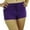 Purple, variant on ToBeInStyle Women's Dolphin Style Drawstring Cotton Shorts - Navy - Medium