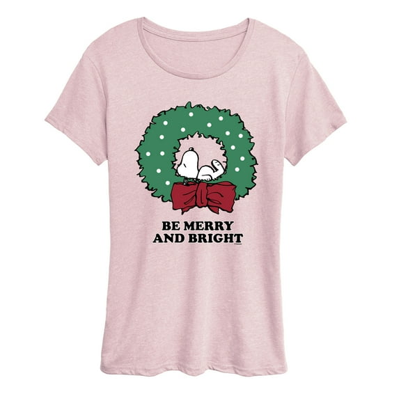 Peanuts - Holiday Vibes - Women's Short Sleeve Graphic T-Shirt