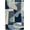 Medium Gray, Navy, Denim / Crawfordsville, variant on Hauteloom Zareb Wool Living Room, Bedroom Area Rug - Contemporary - Ash, Warm Gray, Sage - 2' x 3'