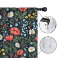 thumbnail image 4 of Pioneer Flower Floral Print Pattern Teens Curtains,Teens Insulated Curtains Set Of 2,Bedroom Essentials,Toddler Room Decor 52"x84", 4 of 5