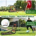 thumbnail image 5 of Ball Game Rebounder Net for Pitching Practice, Rebounder Net for Any Age Baseball/Softball Player, Easy to Assemble, High Stretch Net, Outdoor/Indoor Available, Free Throw Shooting, 5 of 7