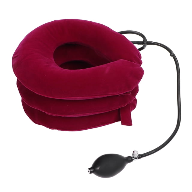 Camilla de cuello inflable, dispositivo de tracción cervical, dispositivo de tracción cervical, collarín de estiramiento de cuello de alta capacidad