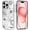 Mysterious Solar System White, variant on Case for iPhone 15 Plus, Compatible with MagSafe, Yellow Sunflowers for Shockproof Protective, Slim Hard PC+TPU Cute Bumper Magnetic Clear Case for iPhone 15 Plus - White