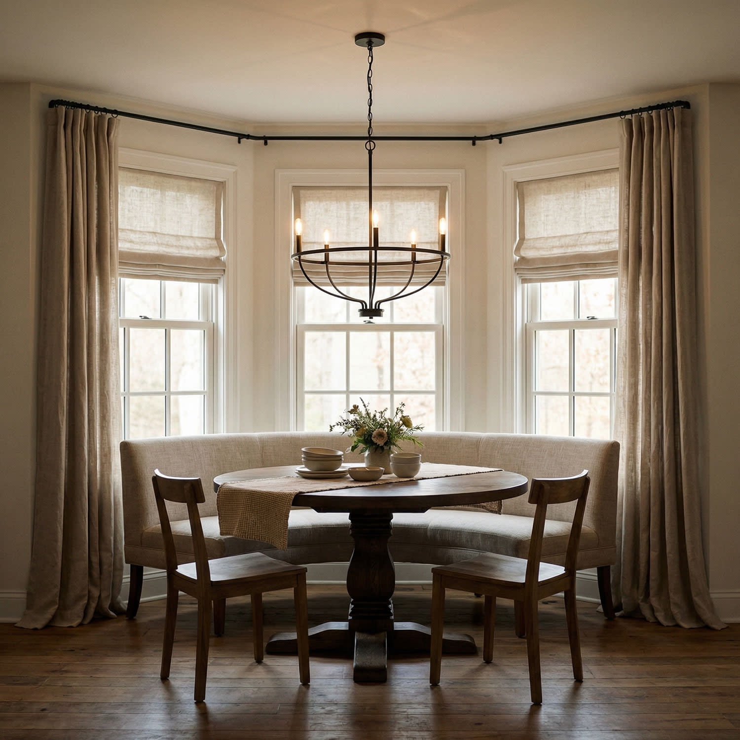 Capital Lighting Greyson 5-Light Aged Brass Chandelier