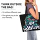 thumbnail image 2 of Disketp Hungry Tyrannosaurus Bolsa Tote Estampada para Mujer, Bolso de Hombro y de Mano para Compras y Viajes, 2 of 8