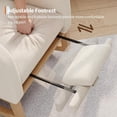 thumbnail image 4 of Rocking Chair for Nursery, Upholstered Glider Rocker with High Backrest and Padded Seat, Comfy Accent Armchair with Side Pocket for Bedroom, Living Room, Nursing Room, 4 of 8
