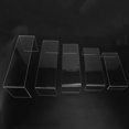 thumbnail image 4 of 5 Pack Clear Acrylic Display Risers, 5 Sizes Acrylic Jewelry Display Riser Shelf Showcase Fixtures for Cake, Display, 4 of 8
