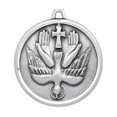 thumbnail image 2 of Holy Spirit Round Sterling Silver Medal, 2 of 5