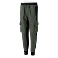 thumbnail image 7 of Rvwovn Men's Skinny Tapered Joggers, Side Pockets Cargo Sweatpants with Drawstring Casual Jogging Wear, 7 of 7