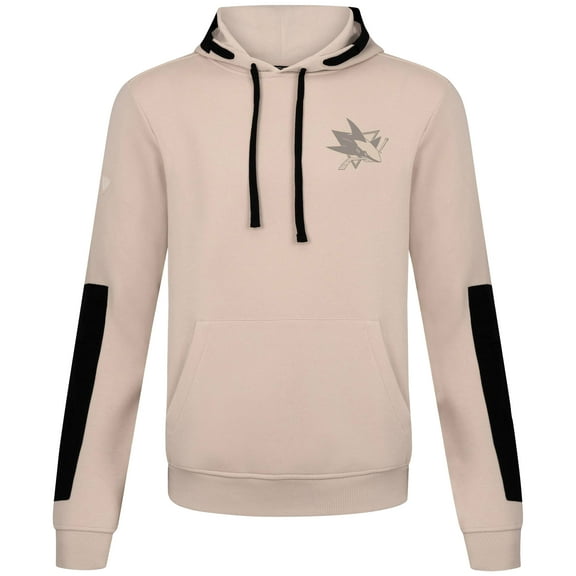 Men's Levelwear  Khaki San Jose Sharks Bombay Response Pullover Hoodie