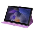 thumbnail image 5 of ELEHOLD for Samsung Galaxy Tab A9 Plus 11 Inch (2023) Leather Case,Embossed Butterfly Pattern Folio Flip Case Card Slots Kickstand Magnetic Clasp Shockproof Case for Samsung Tab A9+,Purple, 5 of 9