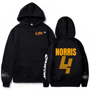 Lando Norris F1 Printed Classic Pullover Hoodie - Men's Regular Fit