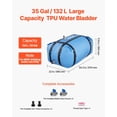 thumbnail image 2 of 35 Gallon Large Capacity TPU Soft Water Storage Bladder Portable Collapsible Leakproof Wear Resistant RV Water Tank for Camping Irrigation Outdoor Use, 2 of 6
