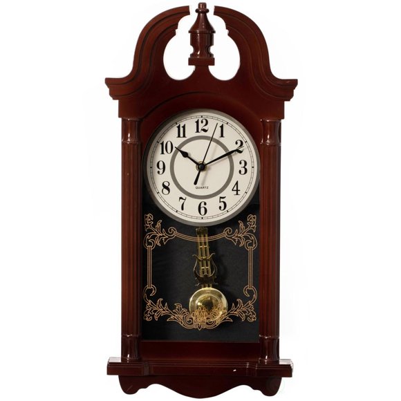 Reloj de pared Clockswise Vintage Grandfather, 40 cm, color marrón