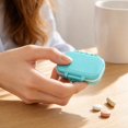 thumbnail image 6 of Pill Organizer 3 Compartment Blue Portable Travel Case for Daily and Trips, 6 of 6