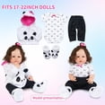 thumbnail image 4 of Set de ropa Pedolltree Reborn Baby Girl Doll de 20 a 23 pulgadas con accesorios, 4 of 7