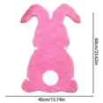 thumbnail image 3 of Easter Bunny Drawing Floor Mat – 23.6"x15.7" Pink Non-Slip Polyester Rug for Bedroom, Porch, Dorm, Bathroom, Kitchen – Cute Easter Indoor Home Decoration, 3 of 5