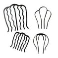 thumbnail image 2 of Hårklämma Hårnål Bun Chignon Pin Hårgaffel Franska Hårnålar 4 Klor Hårpinne Bun Hårhållare Tillbehör för Kvinnor och Flickor, 2 of 5