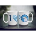 thumbnail image 3 of Blue Borzoi Coffee Mug 15 oz, 3 of 5