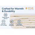 thumbnail image 3 of Hospital Thermal Blanket Throw Snag Free | 100% Cotton | Twin 66"x90" | White (1), 3 of 14