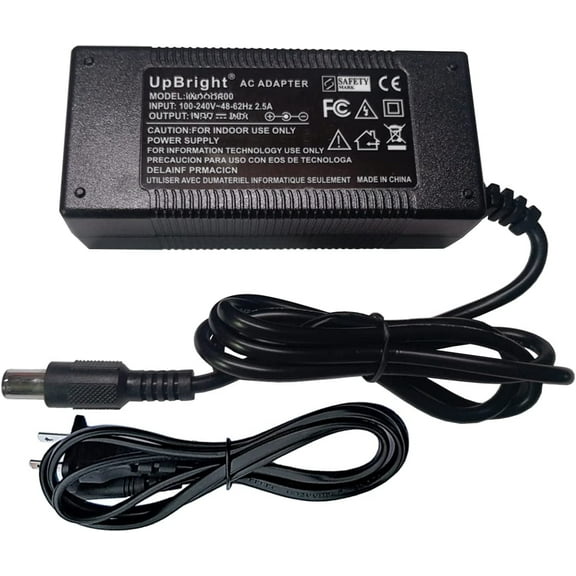 14.4V AC DC Adapter Replacement for A-nker PowerHouse II 800 A1750 500W/777Wh Generador Solar Portable Power Station 11-28V 10A 120W Max Power Supply Cord Cable Battery Charger PSU