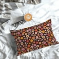 thumbnail image 3 of Salouo 70s Groovy Hippie Retro Pattern Pillow Cases,1PC Pillow Covers with Envelope Closure Decorative Pillow Case for Bed Couch,Pillows Not Included-20"x30", 3 of 6