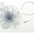 thumbnail image 6 of Fascinators Hat Flower Mesh Ribbons Feathers on a Headband and a Clip Tea Party Headwear for Girls and Women, 6 of 7