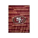 thumbnail image 1 of COBIJA FRAZADA NFL DE MICROPOLAR SAN FRANCISCO 49S 100% ORIGINAL, 1 of 6