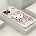 thumbnail image 4 of Hello Kitty Cartoon Cute For iPhone 15 14 Plus 13 12 11 Pro Max 13 12 Mini XR XS Max Phone Case Funda Shell Liquid Silicon RJ, 4 of 7