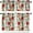 Christmas-11, variant on Fall Thanksgiving Curtains Valances Set, Thanksgiving Autumn Pumpkins Leaves Decoration Kitchen Window Curtains Tier and Valance Curtain Set for Bedroom Living Room 54x18 & 27x36x2, 3 Panel