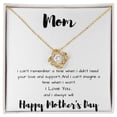 thumbnail image 4 of I'll Always Love You Mom Love Knot Necklace for Mother's Day, 4 of 11