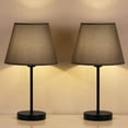 thumbnail image 2 of Oumilen Lamp Set, Gray with Shade, 2 of 2