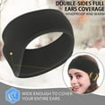 thumbnail image 4 of Sports Ear Warmers for Men and Women - Headband for Winter Yoga Running Riding Skiing and Outdoor Sports, 4 of 6