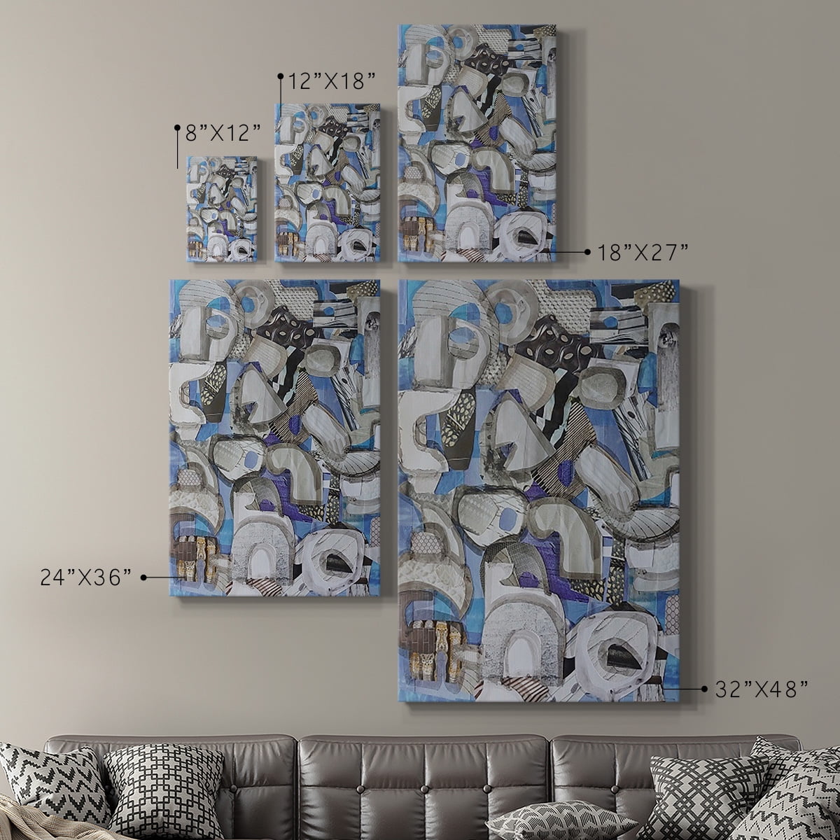 Mediterranean Port I Premium Gallery Wrapped Canvas - Ready to Hang