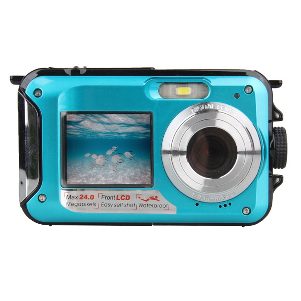 Kotyreds Waterproof AntiShake Digital Camera 1080P HD 2.4MP Underwater