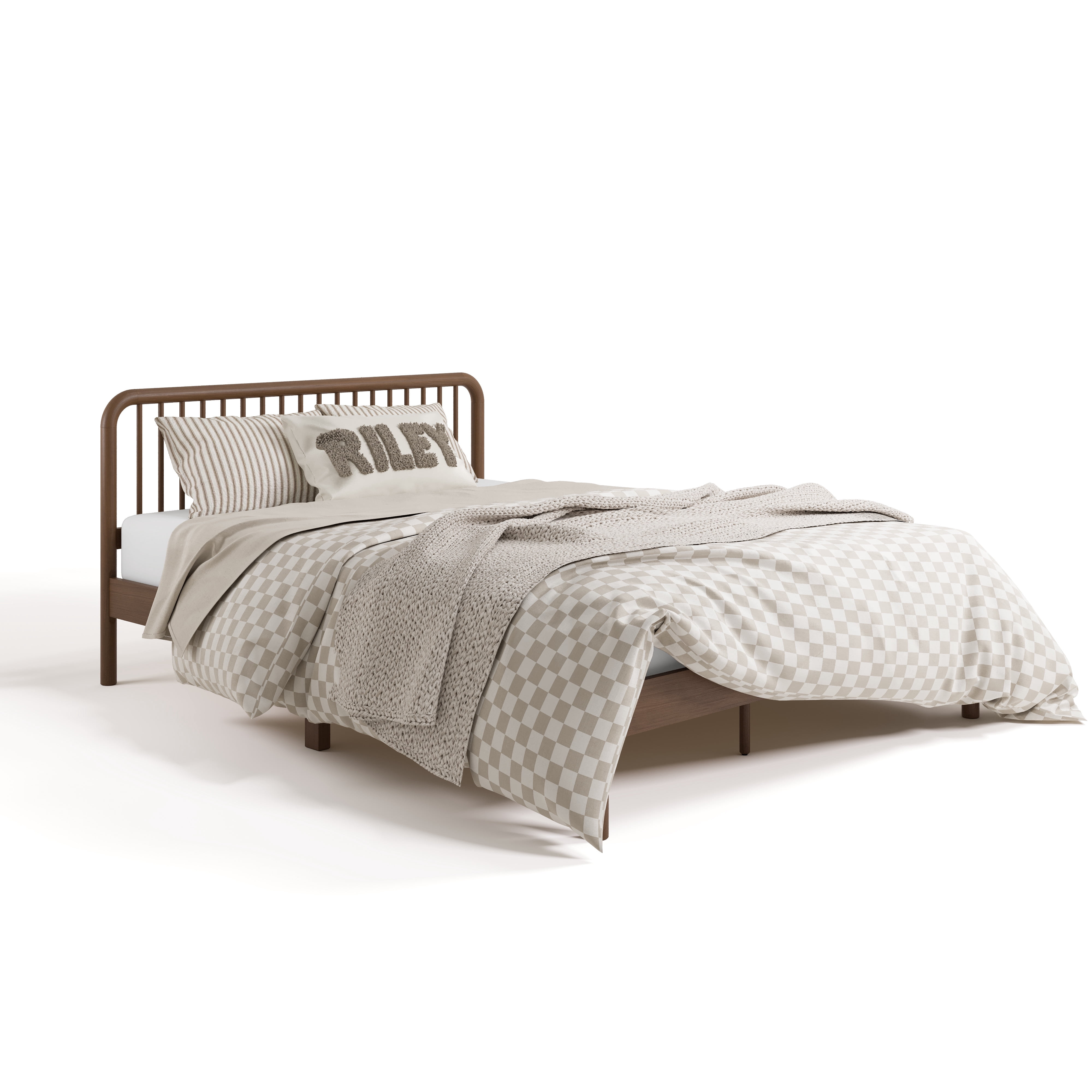 Storkcraft Porto Queen Bed, Hazelnut