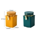 thumbnail image 4 of KYAIGUO Automatic Vacuum Sealed Coffee Canister Sealed Vacuum Sealed Canister Coffee Powder Airtight Container Stainless Steel Coffee Bean Storage Snacks Dry Fruit Storage Jar, 4 of 7