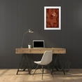 thumbnail image 3 of Grey, Jace 23x32 White Modern Wood Framed Museum Art Print Titled - RED_is, 3 of 4