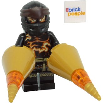 LEGO Ninjago Kid's Cole ZX Mini Figure with Armor - Walmart.com