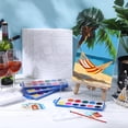 thumbnail image 2 of Juego de lienzos para pintar Ctosree Pre Drawn, 12 juegos de 20 x 25 cm con accesorios, 2 of 7