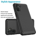 thumbnail image 6 of Galaxy A14 5G Case, Takfox Samsung Galaxy A14 5G 6.5" Sturdy Case[Tmajor] Shock Absorbing Impact Defender Slim Cover Shell with Plastic Outer & Rubber Silicone Inner [Black], 6 of 10