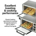 thumbnail image 3 of Hamilton Beach 4 Slice Countertop Toaster Oven, with Toast, Bake, and Broil Modes, Stainless Steel, 3 of 9