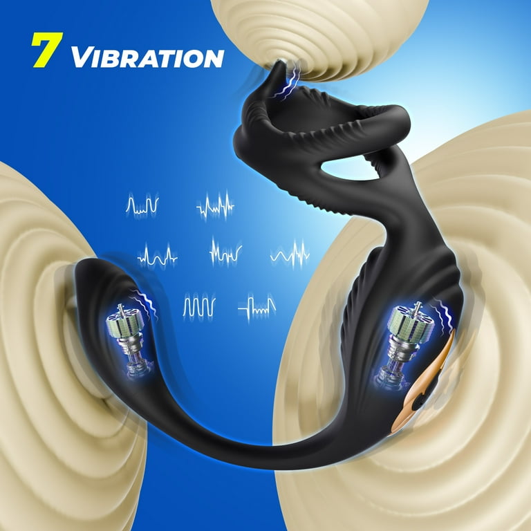 KERERO Vibrating Penis Ring Vibrator,7 Vibration Male Sex Toys for Men Anal  Vibrator with Bullet, Prostate Massager Adult Toy, Remote Control Penis Ring  Vibrators Couple Sex Toys, Adult Toys for Men -