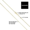 thumbnail image 2 of KoolJewelry 14k Yellow Gold Venetian Box Chain Pendant Necklace for Women (0.7 mm, 20 inch), 2 of 7