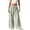 Green, variant on Women Seersucker Striped Pants Elastic High Waist Drawstring Straight Leg Casual Trousers with Pockets Lightweight Loose Fit Beach Summer Travel Lounge Pants, Light Blue,XL
