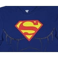 thumbnail image 3 of DC Comics Men's Superman Costume S Logo Superman Shirt With Detachable Cape Cosplay Tee, 3 of 7