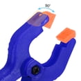 thumbnail image 5 of Uxcell 2 Inch Spring Clamps, 8 Pack Plastic Flexible Anti Slip Strong Clips, Blue, 5 of 7